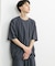 4WAYストレッチプルオーバーショートスリーブTシャツ