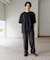 4WAYストレッチプルオーバーショートスリーブTシャツ