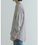 ATON　GIZA STRIPE WASHED SHIRTS