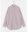 ATON　GIZA STRIPE WASHED SHIRTS
