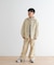 『WEB／一部店舗限定サイズ』 『セットアップ対応』 オープンカラーロゴ刺繍シャツ(KIDS)