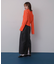 ヴィンテージレザーライクペンシルスカート