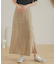 クラッシュベロアロングスカート