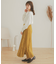 クラッシュベロアロングスカート