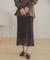 スカシアミメランジロングスカート