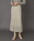スカシアミメランジロングスカート