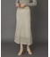 スカシアミメランジロングスカート