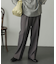 ウールライクワイドストレートパンツ