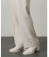 ウールライクワイドストレートパンツ