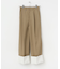 ワイドターンバックパンツ