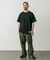 『別注』RUSSELL ATHLETIC×DOORS　USA Cotton Basic Tee