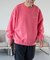 SUPER WIDE SWEAT CREW-NECK