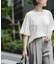 リンネル8月号掲載『UR TECH』Fby ROSSO　UVCUTバックテールフレアスリーブTシャツ