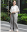 リンネル8月号掲載『UR TECH』Fby ROSSO　UVCUTバックテールフレアスリーブTシャツ