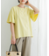 リンネル8月号掲載『UR TECH』Fby ROSSO　UVCUTバックテールフレアスリーブTシャツ
