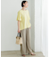 リンネル8月号掲載『UR TECH』Fby ROSSO　UVCUTバックテールフレアスリーブTシャツ