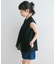 『親子リンク』コットンボイルV切替ブラウス(KIDS)