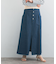 ボタンデニムスカート