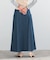 ボタンデニムスカート