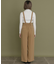 フロントボタンサスペンダー付きパンツ