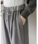 ピンストライプイージーパンツ