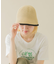 バイカラーラインハット