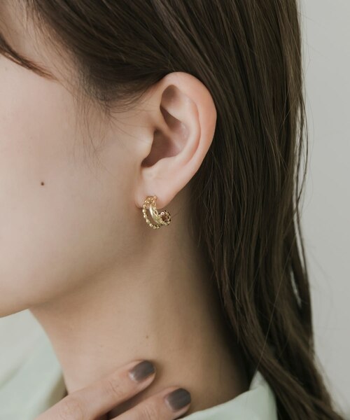 トリプルラインフープピアス｜アーバンリサーチの通販｜&mall（アンド