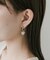 ステンレスハートドロップ2WAYピアス