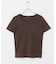 『一部WEB限定カラー』ラウンドネックリブTシャツ(半袖)