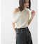 ランダムリブワンショルダーカットトップ