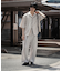 ブランケットステッチショートスリーブシャツ