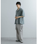 『ユニセックス』オープンカラールーズシャツ(5分袖)
