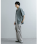 『ユニセックス』オープンカラールーズシャツ(5分袖)