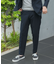 『イージーケア』LIFE STYLE TAILOR　シアサッカーコンフォータブルパンツ