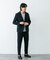 『イージーケア』LIFE STYLE TAILOR　シアサッカーコンフォータブルパンツ