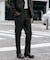 LIFE STYLE TAILOR　リネンライクコンフォータブルパンツ