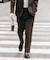 LIFE STYLE TAILOR　リネンライクコンフォータブルパンツ
