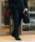 LIFE STYLE TAILOR　リネンライクコンフォータブルパンツ