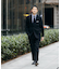 LIFE STYLE TAILOR　リネンライクコンフォータブルパンツ
