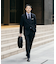 LIFE STYLE TAILOR　リネンライクコンフォータブルパンツ