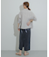『イージーケア／セットアップ対応／ユニセックス』リネンライクボクシーシャツ(5分袖)