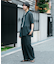 『ユニセックス』『洗濯可』アソートレースオープンカラーシャツ(5分袖)