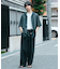 『ユニセックス』『洗濯可』アソートレースオープンカラーシャツ(5分袖)