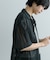 『ユニセックス』『洗濯可』アソートレースオープンカラーシャツ(5分袖)