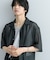 『ユニセックス』『洗濯可』アソートレースオープンカラーシャツ(5分袖)
