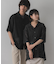 『ユニセックス』『洗濯可』アソートレースオープンカラーシャツ(5分袖)