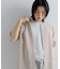 ノーカラーシャツ(5分袖)