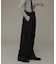サスペンダー付きタックパンツ