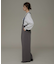 サスペンダー付きタックパンツ