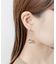 メタルボールチェーンピアス